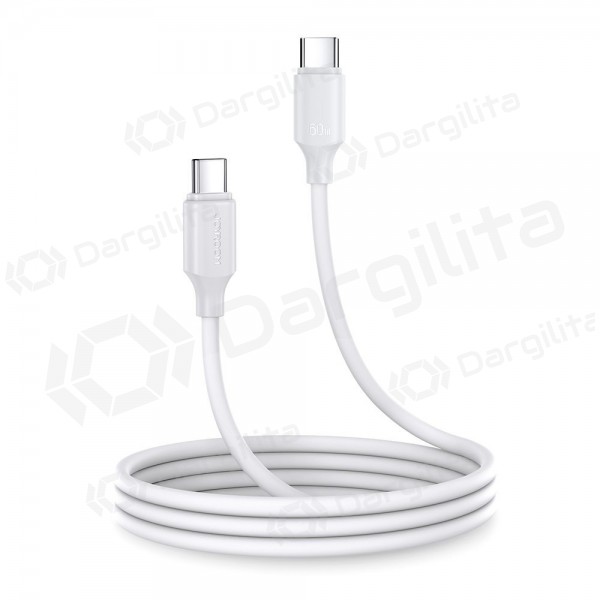 USB-C laidas Joyroom S-CC060A9 USB-C į USB-C 1 m 60 W baltas