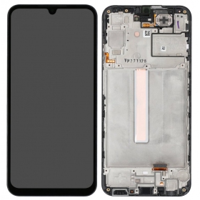 Samsung Galaxy A25 ekranas (juodas) (su rėmeliu) (OLED)