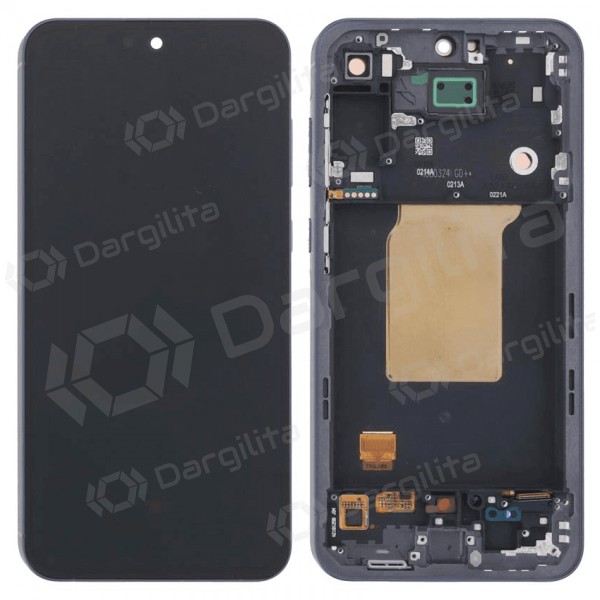 Samsung Galaxy A55 ekranas (Awesome Navy) (su rėmeliu) (originalus) Samsung Galaxy A55 ekranas (Awesome Navy) (su rėmeliu) (originalus)