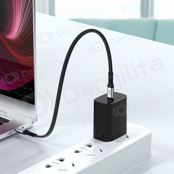 USB-C laidas Dudao L10C USB-C į USB-C 0.23 m 100 W juodas