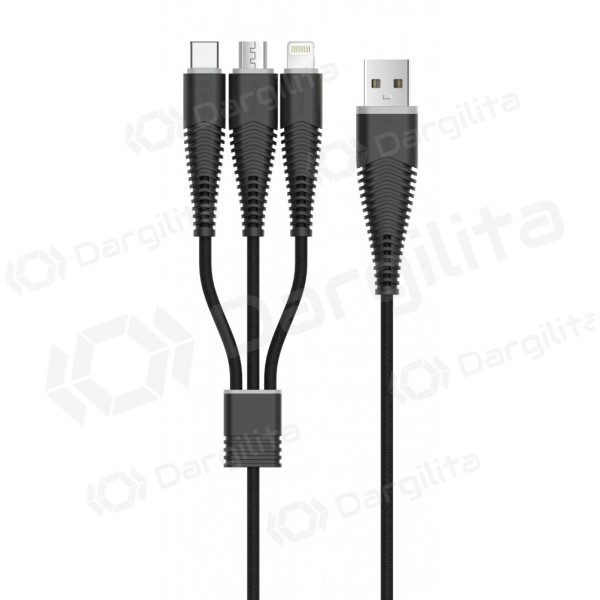 USB kabelis Devia Fish 1 3in1 