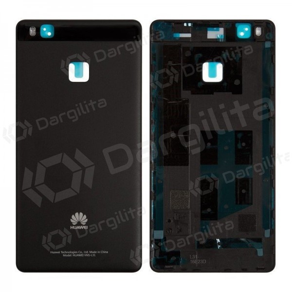 Huawei P9 Lite galinis baterijos dangtelis (juodas) (naudotas grade C, originalus)