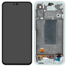 Samsung Galaxy A56 ekranas (pilkas) (su rėmeliu) (originalus)