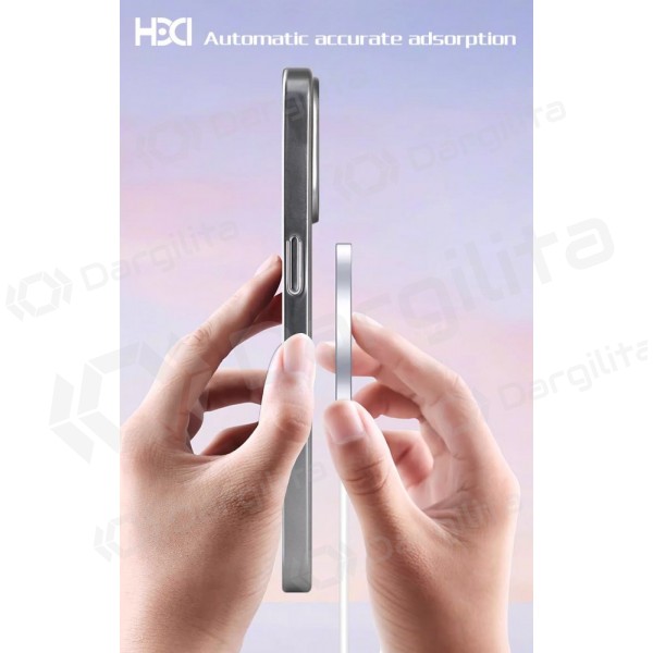 Apple iPhone 16 Pro dėklas "HDD Electro MagSafe Case" (pilkas)