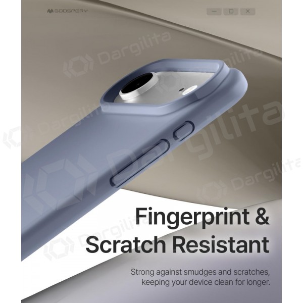 Apple iPhone Air dėklas Mercury "Pure Magsafe Silicon Case" (levandos pilka)