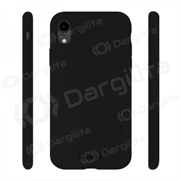 Samsung Galaxy A22 4G dėklas Mercury "Silicone Case" (juodas)