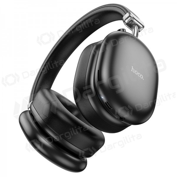 Belaidės ausinės su mikrofonu Hoco W35 Max Bluetooth 5.4 juodos