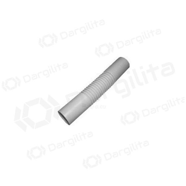 Vamzdelio U-16mm lanksti jungtis, pilka (400)