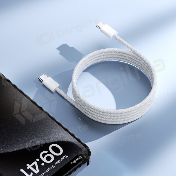 USB-C laidas Joyroom S-A45 USB-C į USB-C 1 m 60 W baltas