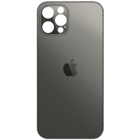 Apple iPhone 12 Pro galinis baterijos dangtelis (juodas) (bigger hole for camera)