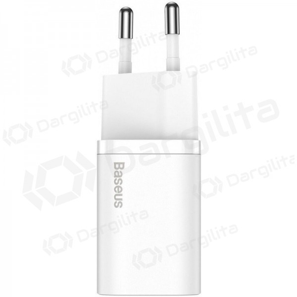 Telefono įkroviklis Baseus Super Si 25 W USB-C PD baltas