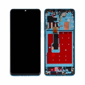 Huawei P30 PRO ekranas (Aurora) (su rėmeliu) (OLED)