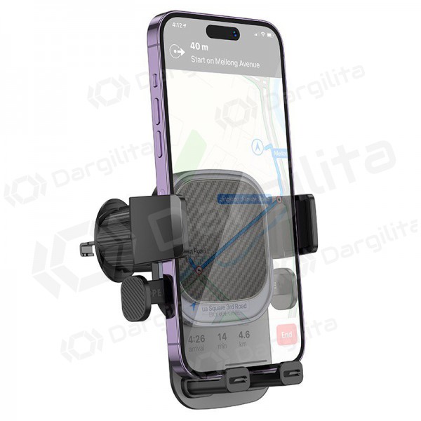 Automobilinis telefono laikiklis Borofone BH120 (air vent) juodas Automobilinis telefono laikiklis Borofone BH120 (air vent) juodas
