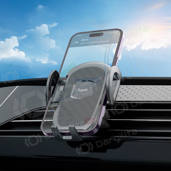 Automobilinis telefono laikiklis Hoco H8 (air vent) juodas