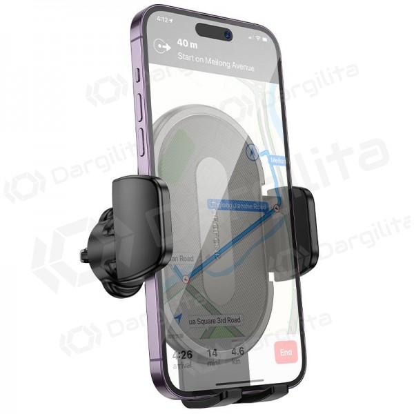 Automobilinis telefono laikiklis Borofone BH133 į ventiliacijos groteles 60–90 mm