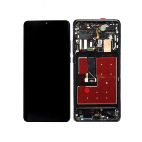 Huawei P30 PRO ekranas (juodas) (su rėmeliu) (OLED)