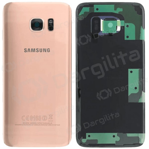 Samsung Galaxy S7 Edge galinis dangtelis (rožinio aukso) (originalus)