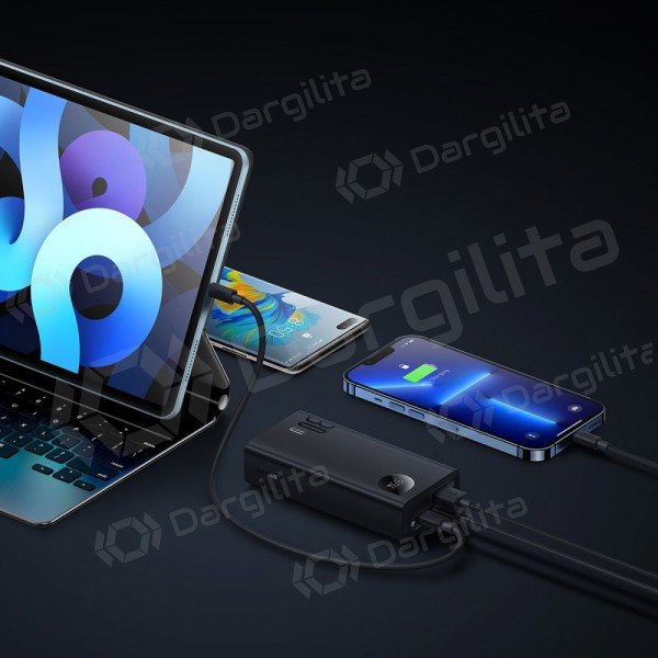 Išorinė baterija Power Bank Baseus Adaman2 30W 10000mAh juoda PPAD040101 Išorinė baterija Power Bank Baseus Adaman2 30W 10000mAh juoda PPAD040101