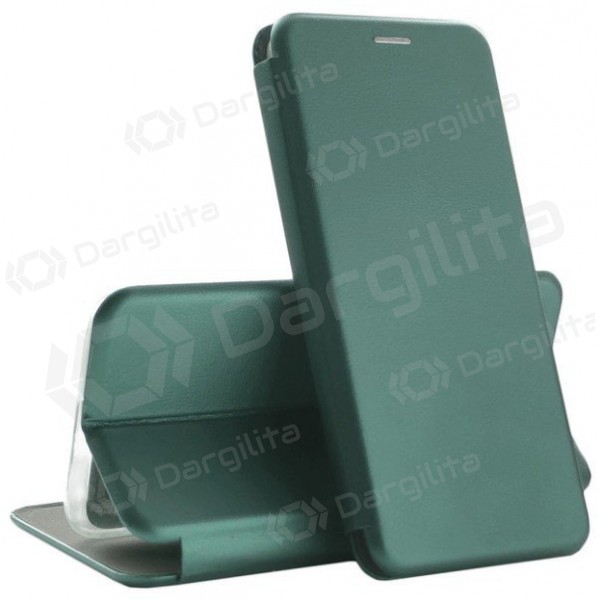 Samsung A705 Galaxy A70 dėklas "Book Elegance" (tamsiai žalias)