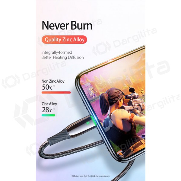 Kabelis Dux Ducis K-IV PD Type-C - Lightning 1.2m