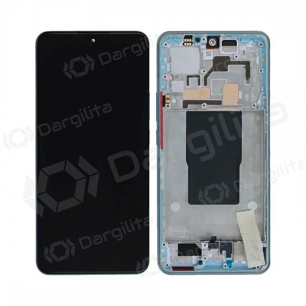 Xiaomi 12T, 12T Pro ekranas (mėlynas) (su rėmeliu) (originalus)