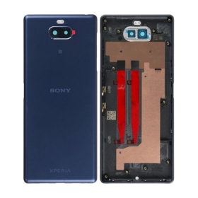 Sony Xperia 10 galinis baterijos dangtelis (mėlynas) (naudotas grade C, originalus)