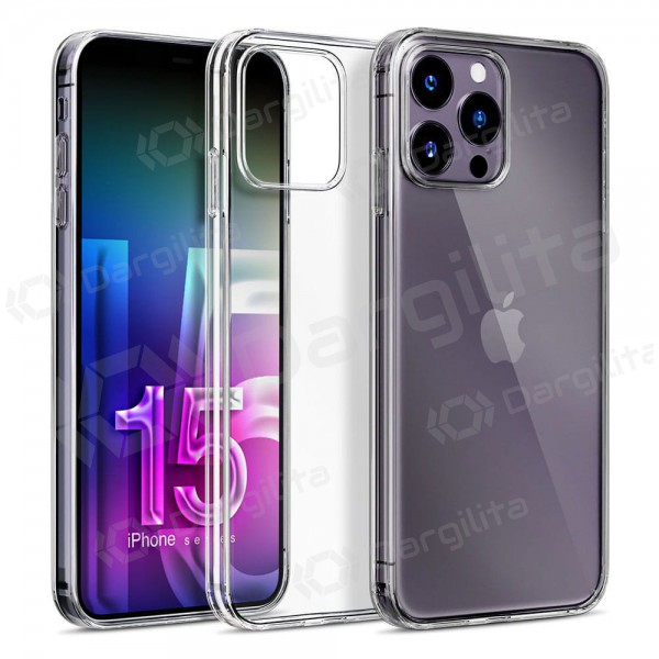 Apple iPhone 16e dėklas "3MK Clear Case" (skaidrus) Apple iPhone 16e dėklas "3MK Clear Case" (skaidrus)
