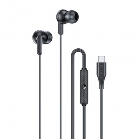 USB-C ausinės Awei PC-25T juodos