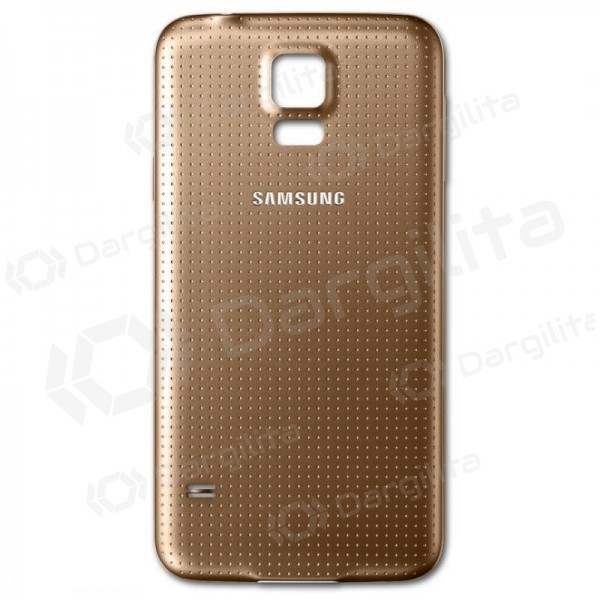 Samsung G900F Galaxy S5 galinis baterijos dangtelis (auksinis)