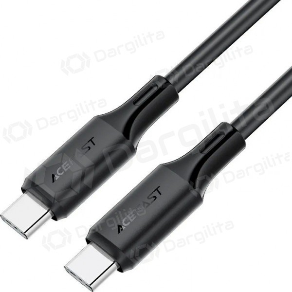 USB-C laidas Acefast C17-03 USB-C į USB-C 1.2 m 60 W juodas