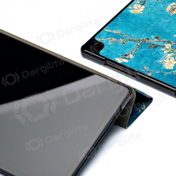 Samsung Galaxy Tab A9+, Tab A11+ dėklas "Smart Leather" (sakura)