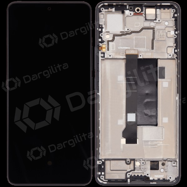 Xiaomi Redmi Note 13 Pro 5G ekranas (juodas) (su rėmeliu) (originalus)