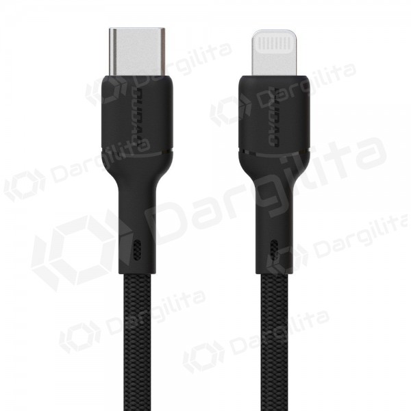 Lightning laidas Dudao L9X USB-C į Lightning 1 m 30 W juodas