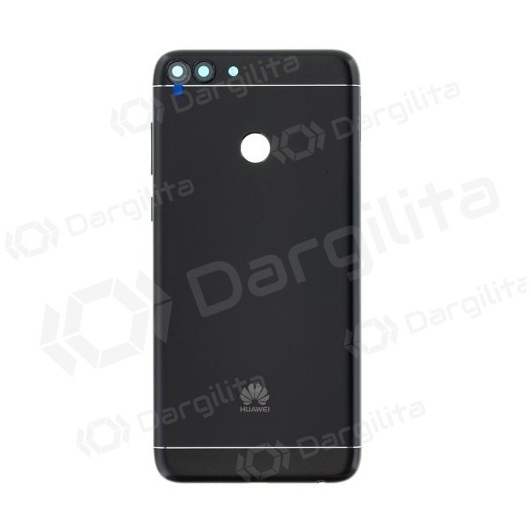 Huawei P Smart / Enjoy 7S galinis baterijos dangtelis (juodas) (naudotas grade A, originalus)