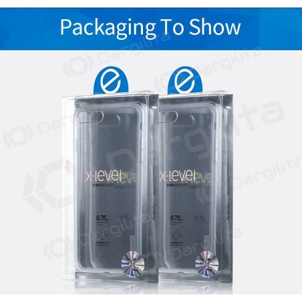 Google Pixel 11 Pro XL dėklas "X-Level Antislip" skaidrus