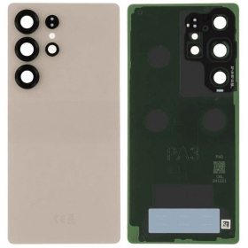 Samsung Galaxy S25 Ultra galinis dangtelis (rausvo aukso) (originalus)