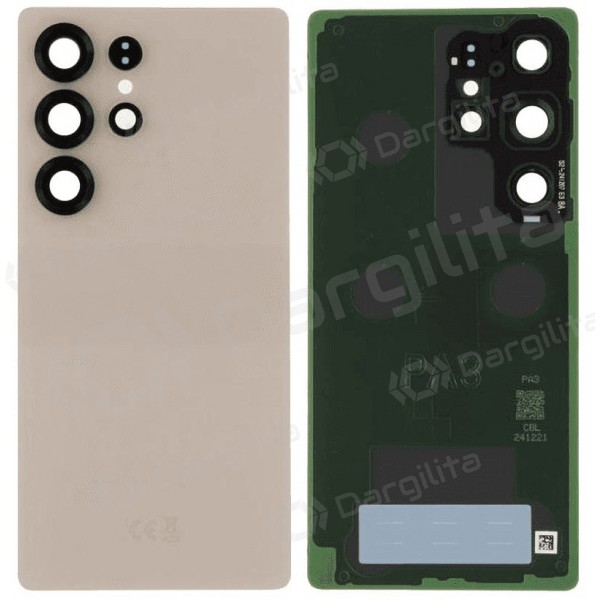 Samsung Galaxy S25 Ultra galinis dangtelis (rausvo aukso) (originalus)