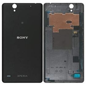 Sony E5333 Xperia C4 galinis baterijos dangtelis (juodas) (naudotas grade A, originalus)