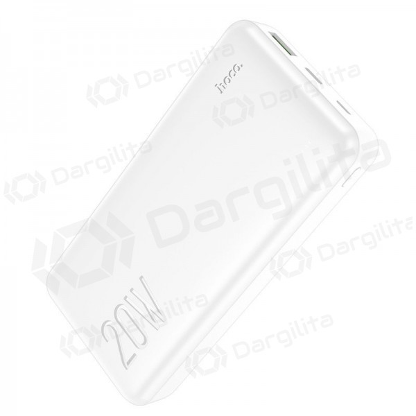 Išorinė baterija Power Bank Hoco J87A Type-C PD 20W+Quick Charge 3.0 20000mAh balta