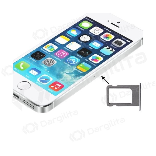 Apple iPhone 5G / iPhone 5S SIM kortelės laikiklis (sidabrinis)