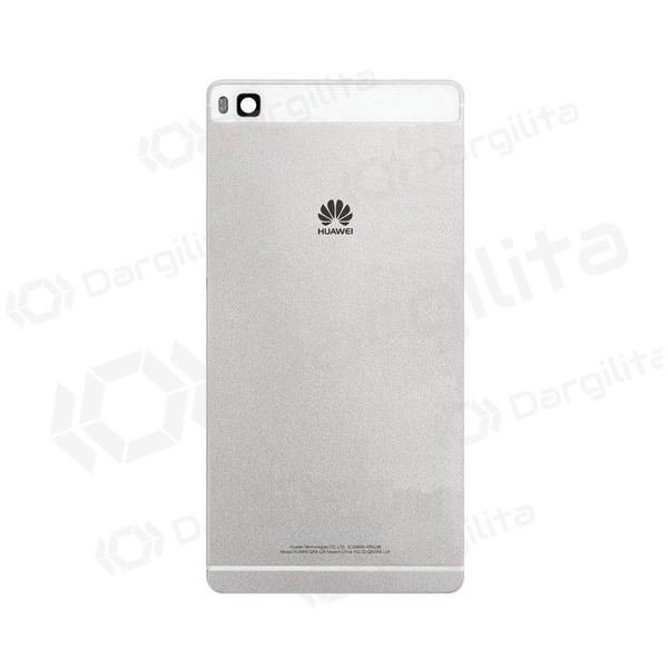 Huawei P8 galinis baterijos dangtelis (sidabrinis) (naudotas grade B, originalus)