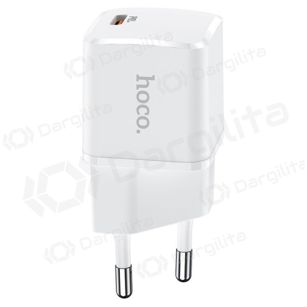 Telefono įkroviklis Hoco N10 20 W USB-C baltas