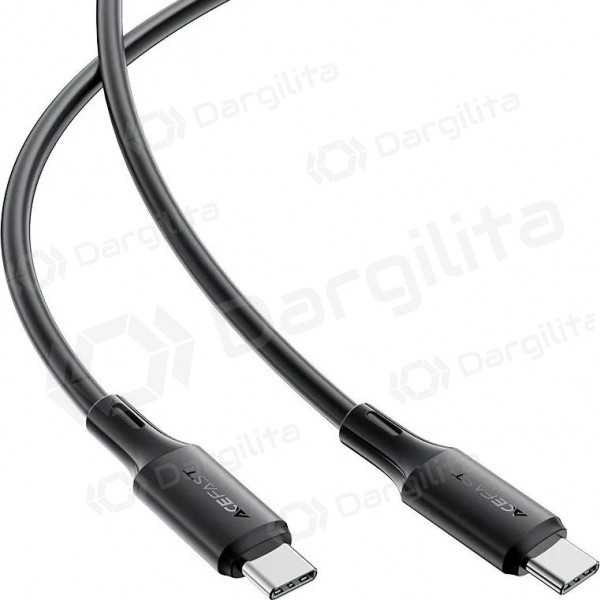 USB-C laidas Acefast C17-03 USB-C į USB-C 1.2 m 60 W juodas