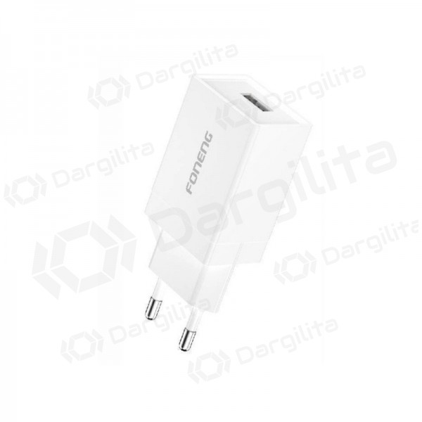 Telefono įkroviklis Foneng K210 10 W USB-A baltas