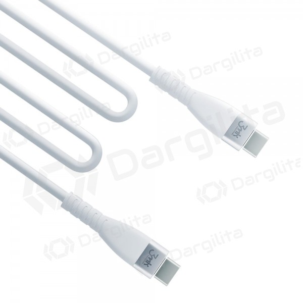 USB kabelis 3MK Hyper Silicone Cable Type-C 60W 3A 1m USB kabelis 3MK Hyper Silicone Cable Type-C 60W 3A 1m
