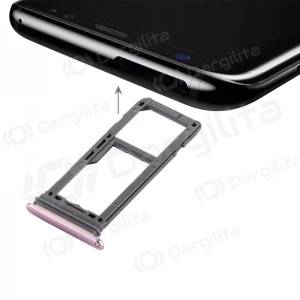 Samsung G950F Galaxy S8 / G955F Galaxy S8+ SIM kortelės laikiklis (rožinis)