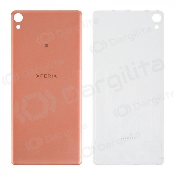 Sony Xperia XA F3111 / XA F3113 / XA F3115 / XA F3112 / XA F3116 galinis baterijos dangtelis rožinis (rose gold) (naudotas grade B, originalus)