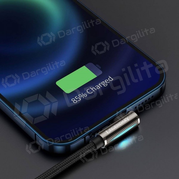 USB kabelis Baseus Legend Lightning 2.4A 2.0m (juodas) CALCS-A01