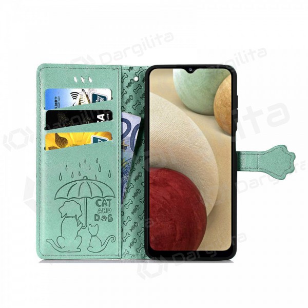 Samsung Galaxy A51 dėklas "Cat-Dog" (žalias)