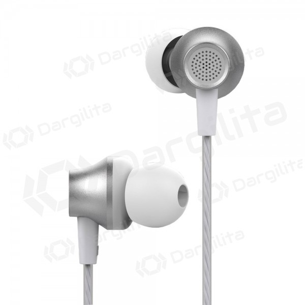 Laisvų rankų įranga Devia Metal In-ear 3,5mm (sidabrinė) Laisvų rankų įranga Devia Metal In-ear 3,5mm (sidabrinė)
